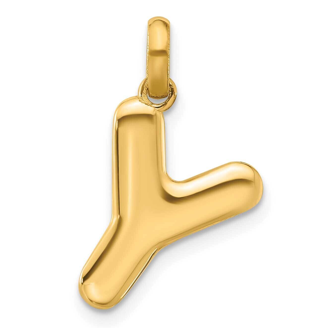Fancy Pendant Letter Y 14k Gold D5670Y, MPN: D5670Y,