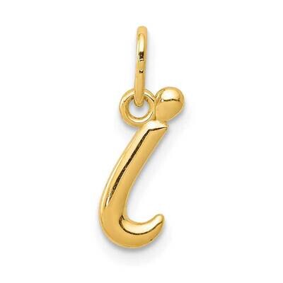 Letter I Initial Charm 10k Gold 10YC1060I, MPN: 10YC1060I,