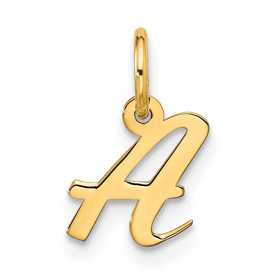 Small Script Initial A Charm 10k Gold 10YC1556A, MPN: 10YC1556A,