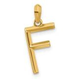 Fancy Pendant Letter F 14k Gold D5668F, MPN: D5668F,