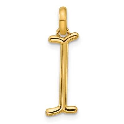 Fancy Pendant Letter I 14k Gold D5669I, MPN: D5669I,