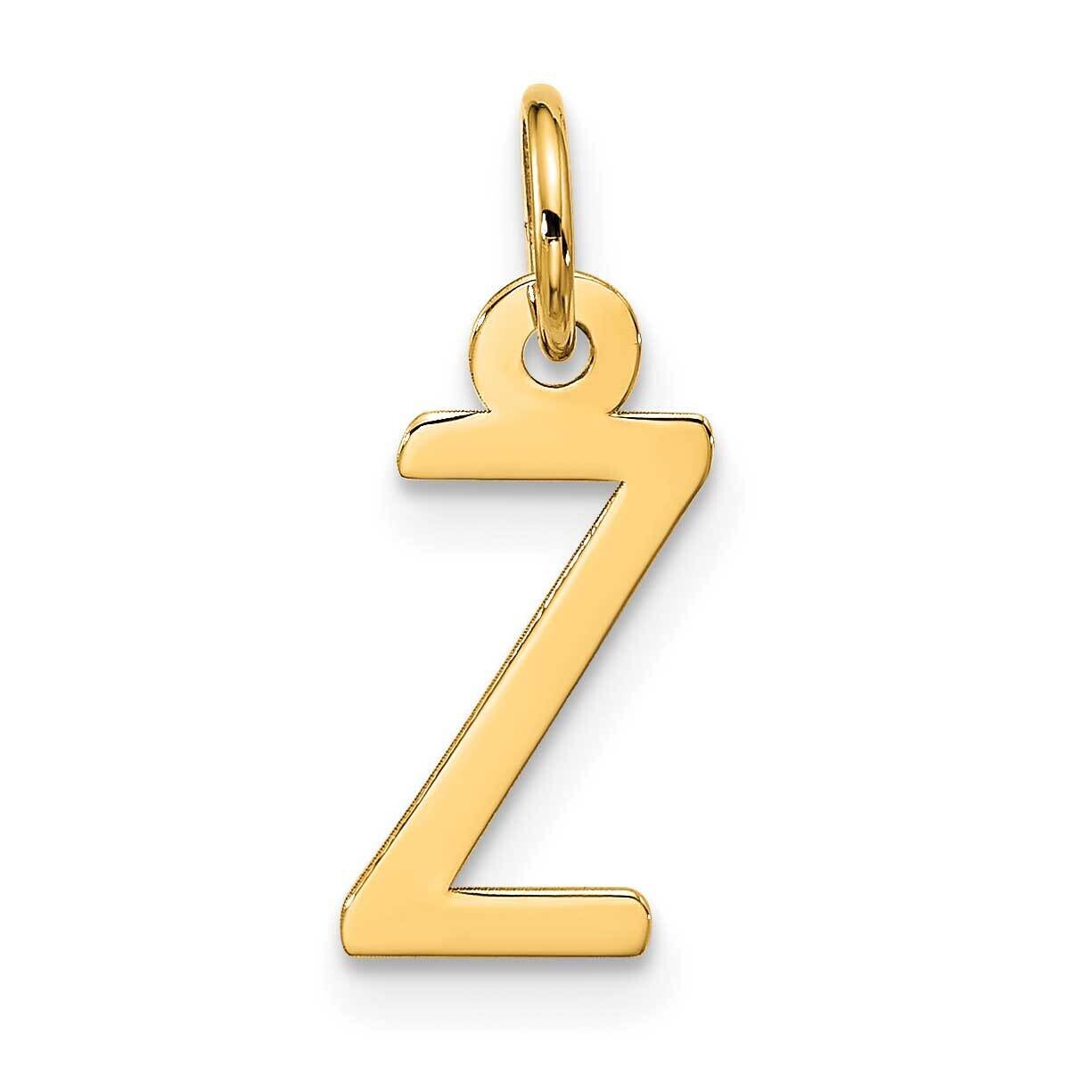 Large Slanted Block Initial Z Charm 10k Gold 10YC1555Z, MPN: 10YC1555Z,