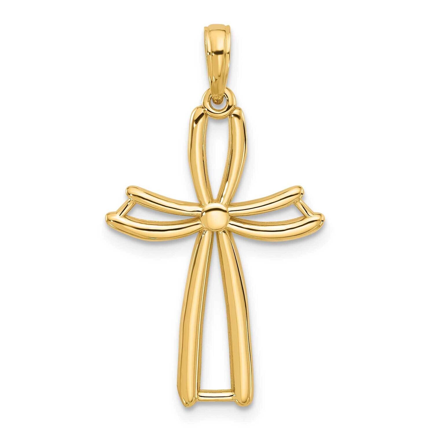 Fancy Cross Charm 14k Gold D5508 by Men&#39;s Jewelry and Accessories, MPN: D5508,