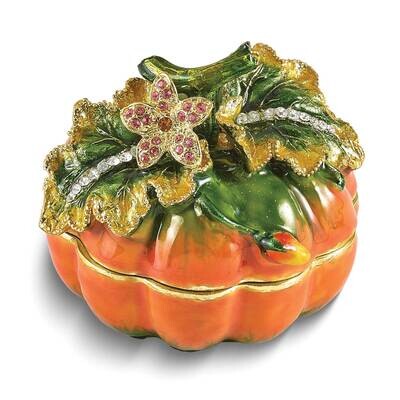 Autumn Pumpkin Trinket Box Bejeweled BJ4195, MPN: BJ4195,
