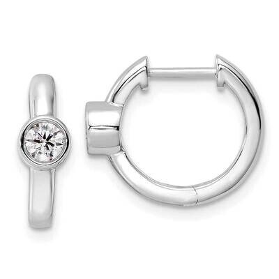 True Origin Diamond Vs/Si D E F Hinged Hoops Earrings 14k White Gold EM9373-032-WLD, MPN: EM9373-03…