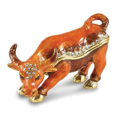 Dozer Bull Trinket Box Bejeweled BJ4186, MPN: BJ4186,