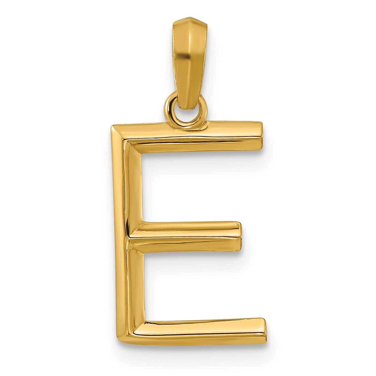 Fancy Pendant Letter E 14k Gold D5668E, MPN: D5668E,