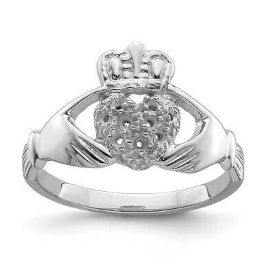 Claddagh Ring Mounting 10k White Gold 10Y6308, MPN: 10Y6308,