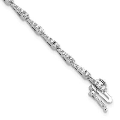 True Origin Diamond Vs/Si D E F Bracelet 7 Inch 14k White Gold BM9387-150-WLD, MPN: BM9387-150-WLD,