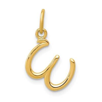 Letter W Initial Charm 10k Gold 10YC1060W, MPN: 10YC1060W,