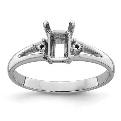 Diamond &amp; Gemstone Ring Mounting 10k White Gold 10Y4762, MPN: 10Y4762,