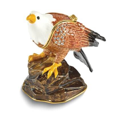 Excalibur Bald Eagle Trinket Box Bejeweled BJ4199, MPN: BJ4199,