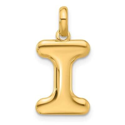 Fancy Pendant Letter I 14k Gold D5670I, MPN: D5670I,