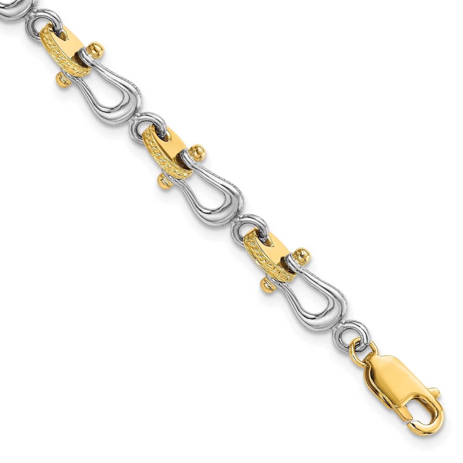 Mariner's Link 8 Inch Bracelet 14k Two-Tone Gold FB1842-8