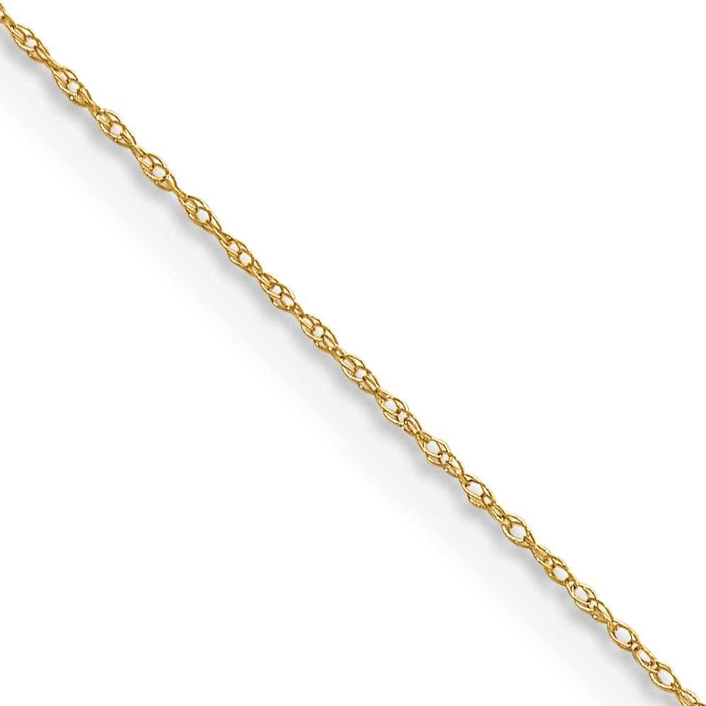 .4 mm Carded Cable Rope Chain 18 Inch 14k Gold 4RY-18, MPN: 4RY-18,