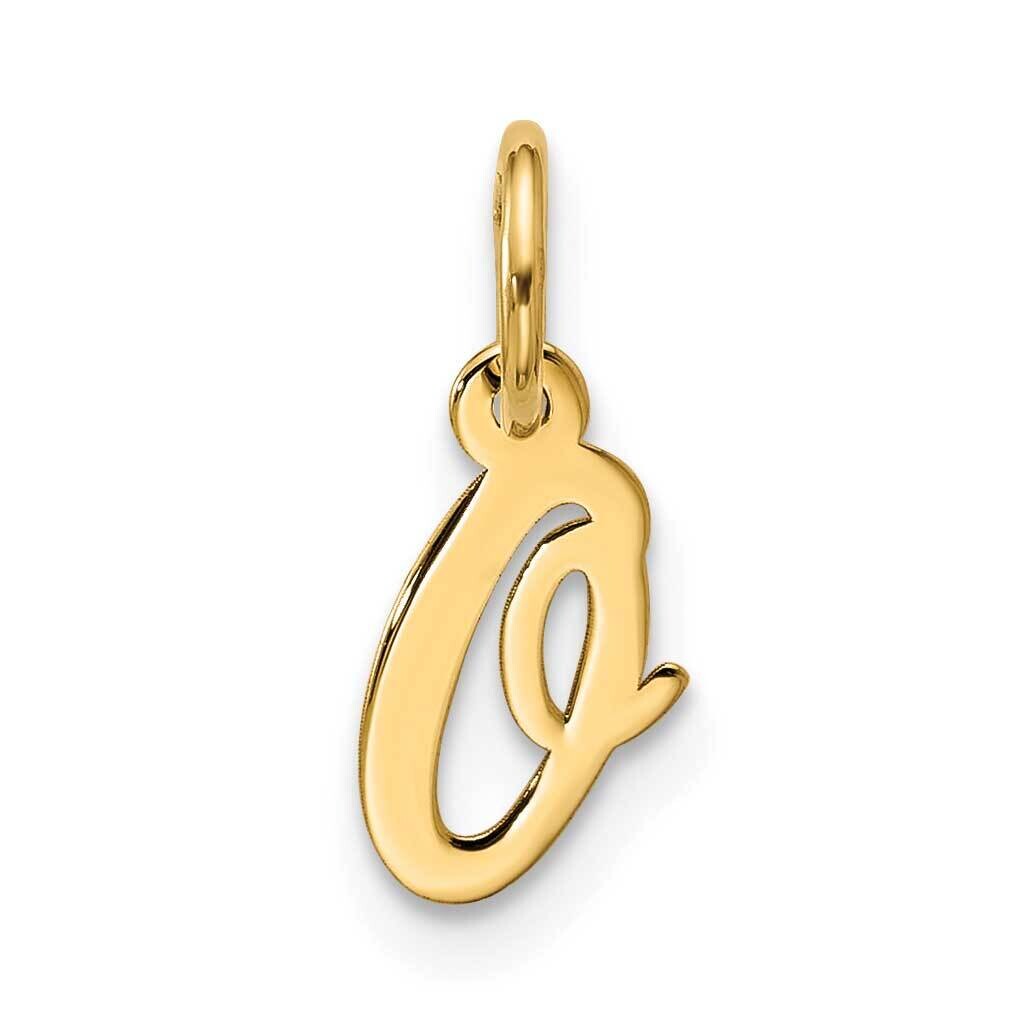 Small Script Initial O Charm 10k Gold 10YC1556O, MPN: 10YC1556O,