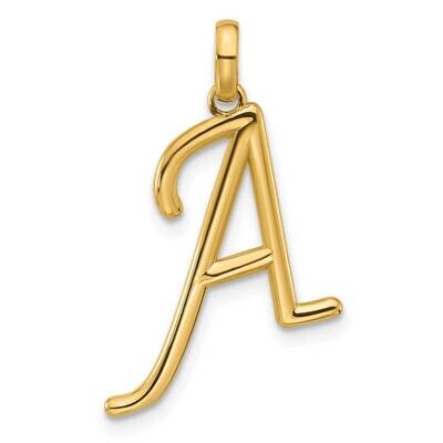 Fancy Pendant Letter A 14k Gold D5669A, MPN: D5669A,
