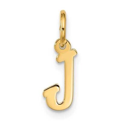 Small Script Initial J Charm 10k Gold 10YC1556J, MPN: 10YC1556J,