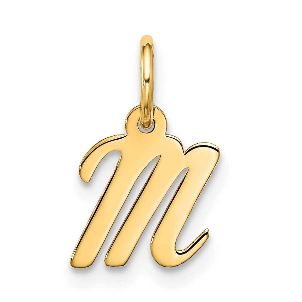 Small Script Initial M Charm 10k Gold 10YC1556M, MPN: 10YC1556M,