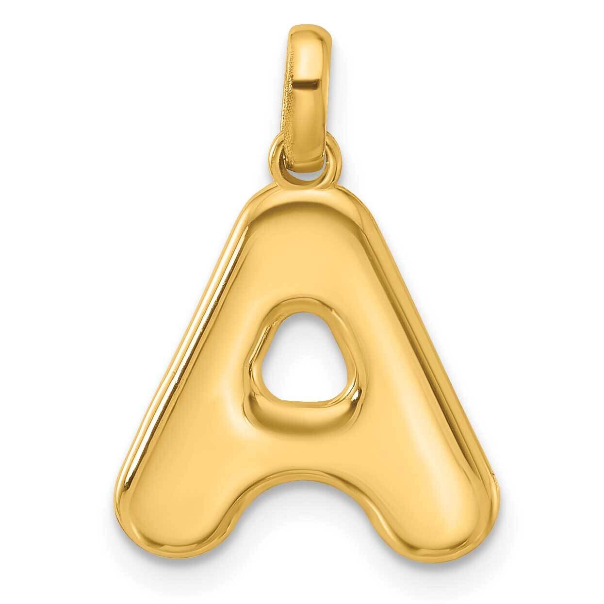 Fancy Pendant Letter A 14k Gold D5670A, MPN: D5670A,
