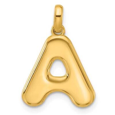 Fancy Pendant Letter A 14k Gold D5670A, MPN: D5670A,