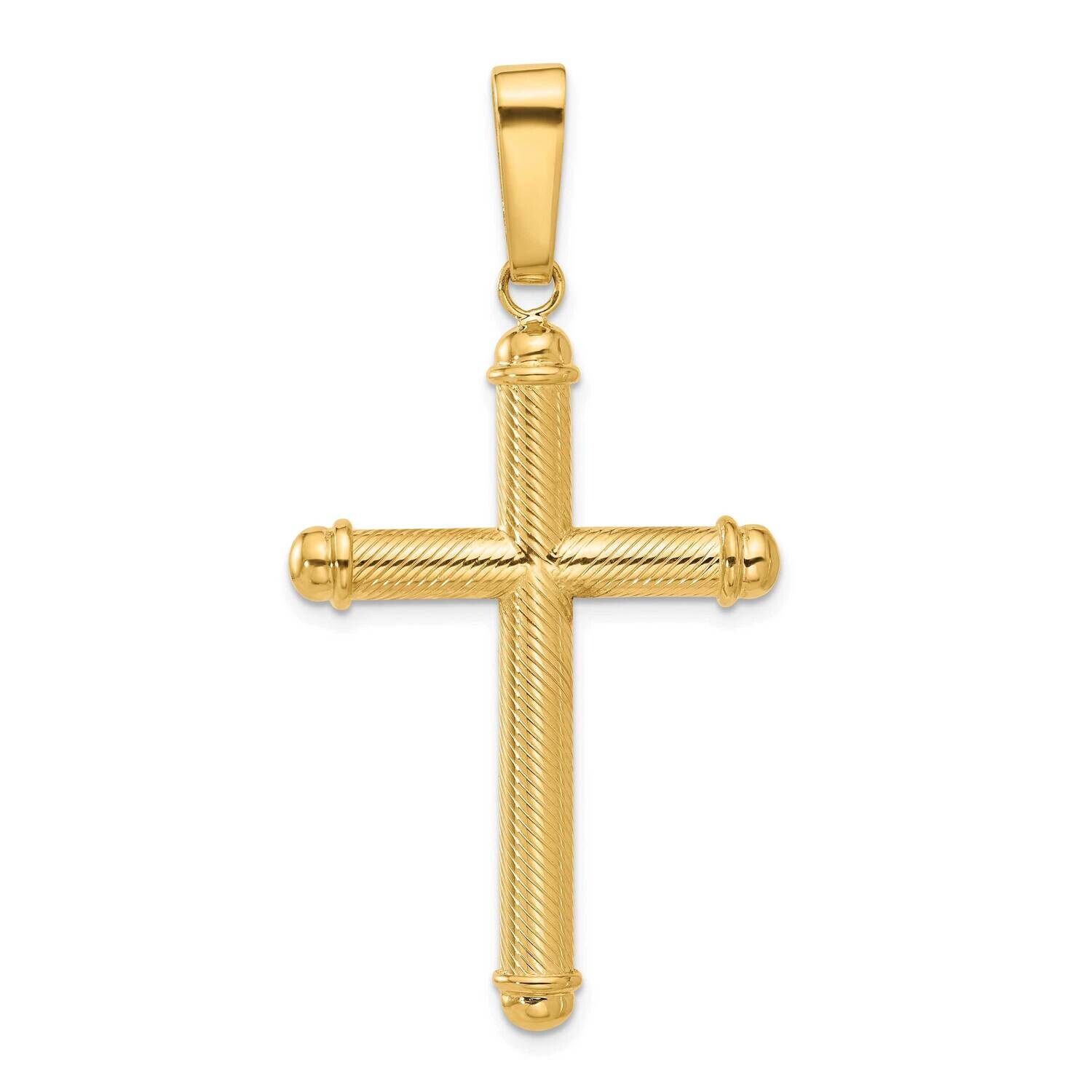 Textured Cross Pendant 14k Polished Gold C4937 by Men&#39;s Jewelry and Accessories, MPN: C4937, 196904…