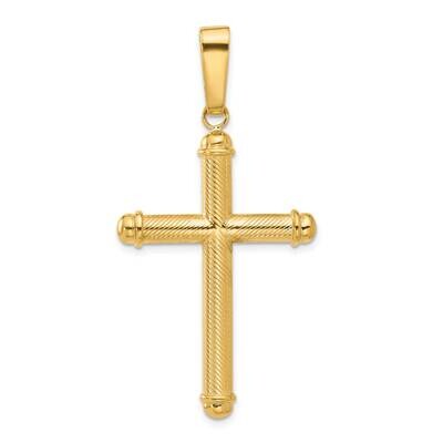Textured Cross Pendant 14k Polished Gold C4937 by Men&#39;s Jewelry and Accessories, MPN: C4937, 196904…