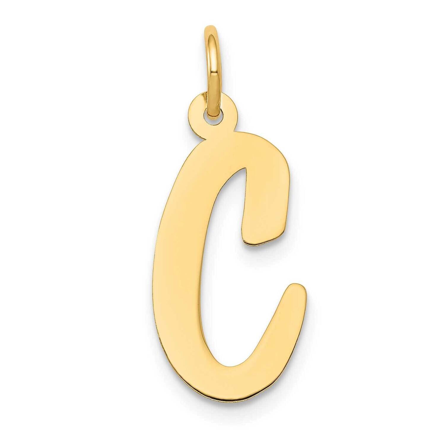 Large Script Letter C Initial Charm 10k Gold 10YC662C, MPN: 10YC662C,