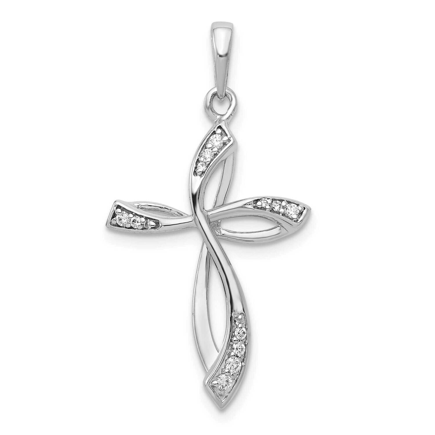 1/10Ct. Diamond Cross Pendant 10k White Gold PM5046-010-1WA by Men&#39;s Jewelry and Accessories, MPN: …