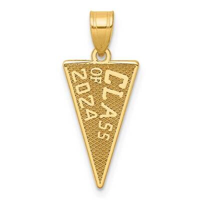 Class Of 2024 Rally Flag Graduation Charm 14k Gold K9984 by Men&#39;s Jewelry and Accessories, MPN: K99…