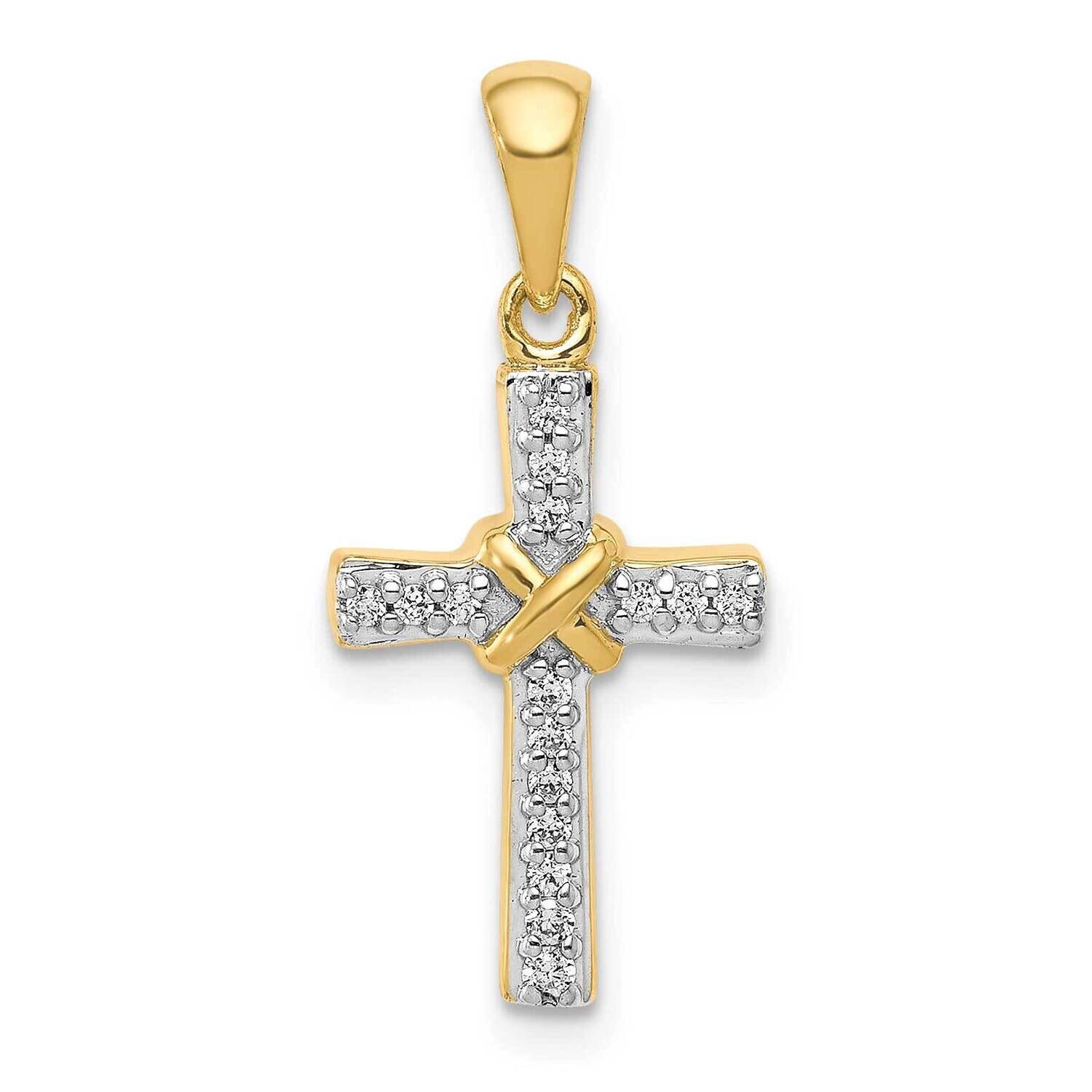 1/6Ct. Diamond Latin Cross Pendant 10k Gold PM4967-016-1YA by Men&#39;s Jewelry and Accessories, MPN: P…