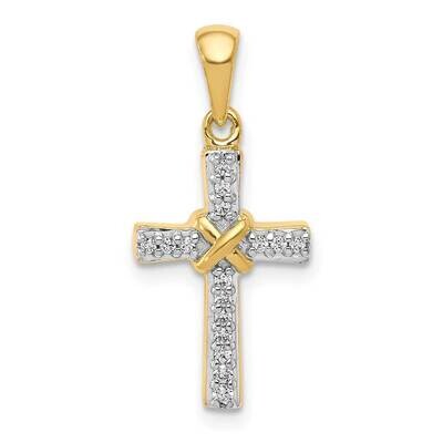 1/6Ct. Diamond Latin Cross Pendant 10k Gold PM4967-016-1YA by Men&#39;s Jewelry and Accessories, MPN: P…