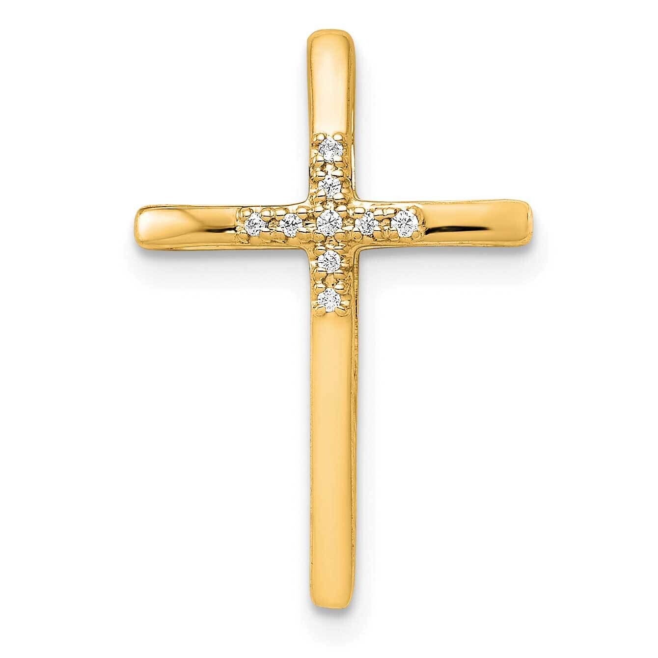.03Ct. Diamond Cross Chain Slide 20 Inch 10k Gold PM5009-003-1YA by Men&#39;s Jewelry and Accessories, …