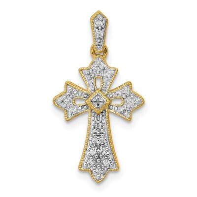 1/10Ct. Diamond Fancy Cross Pendant 10k Gold PM5088-010-1YA by Men&#39;s Jewelry and Accessories, MPN: …