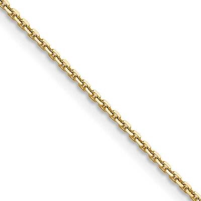 1.2mm Diamond-Cut Cable Chain 14 Inch 14k Gold PEN332-14, MPN: PEN332-14,