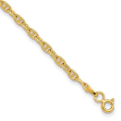 3.0mm Mariners Link Chain 8 Inch 14k Gold MA080-8, MPN: MA080-8,