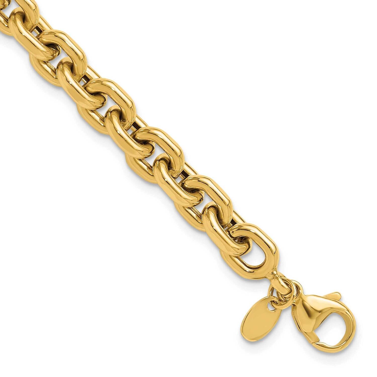 Fancy Link Bracelet 6.8 Inch 14k Polished Gold GB288-8 by Men&#39;s Jewelry and Accessories, MPN: GB288…