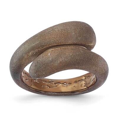 Chocolate Ring Sterling Silver Satin J288262987352, MPN: J288262987352, 191101208386