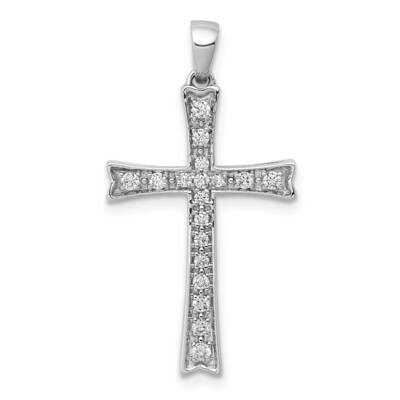 1/5Ct. Diamond Cross Pendant 10k White Gold PM5065-020-1WA by Men&#39;s Jewelry and Accessories, MPN: P…