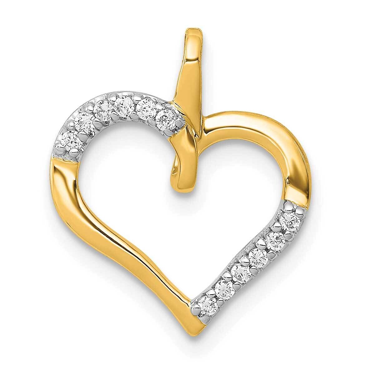 1/15Ct. Diamond Heart Pendant 10k Gold PM4867-008-1YA, MPN: PM4867-008-1YA,