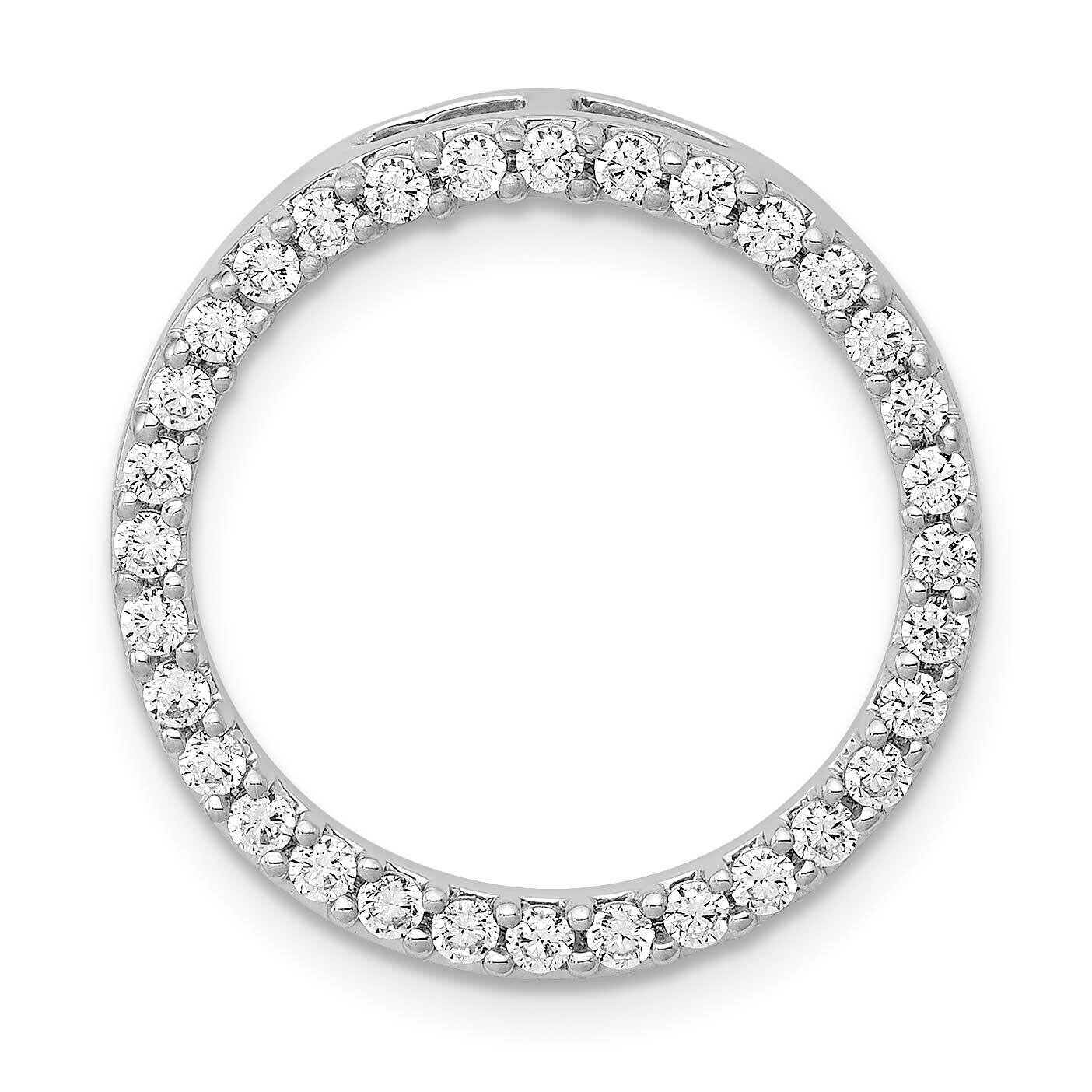 1/2Ct. Diamond Circle Chain Slide 10k White Gold PM4713-050-1WA, MPN: PM4713-050-1WA,