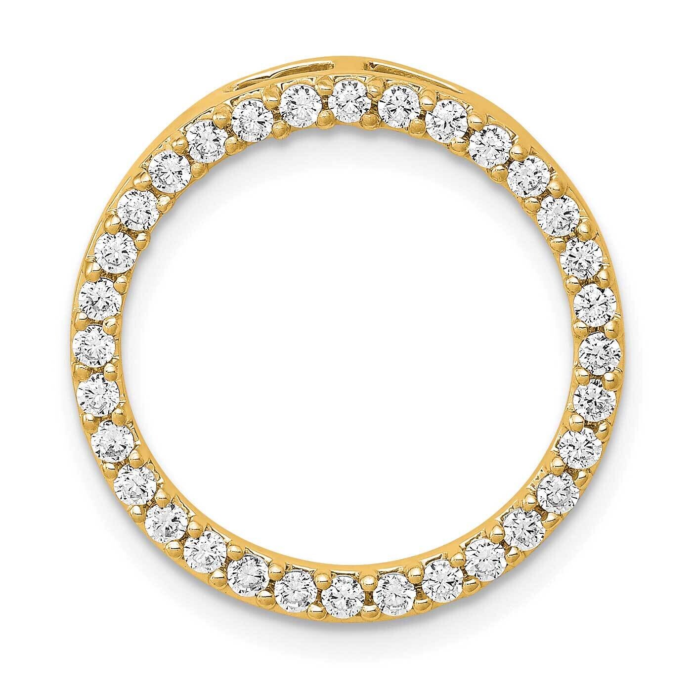 1/2Ct. Diamond Circle Chain Slide 14k Gold PM4713-050-YA, MPN: PM4713-050-YA,