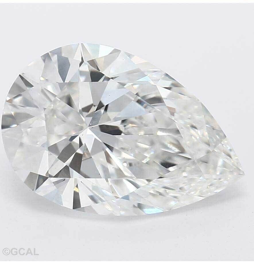 Pear 2.18Ct G Vs1 Gcal Certified Diamond LG282840084, MPN: LG282840084,