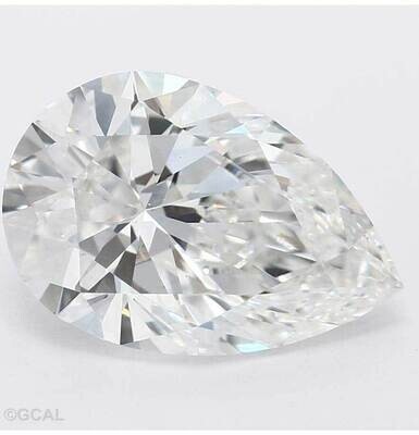 Pear 2.18Ct G Vs1 Gcal Certified Diamond LG282840084, MPN: LG282840084,