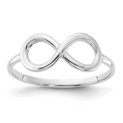 Polished Infinity Ring 14k White Gold K5750W, MPN: K5750W,