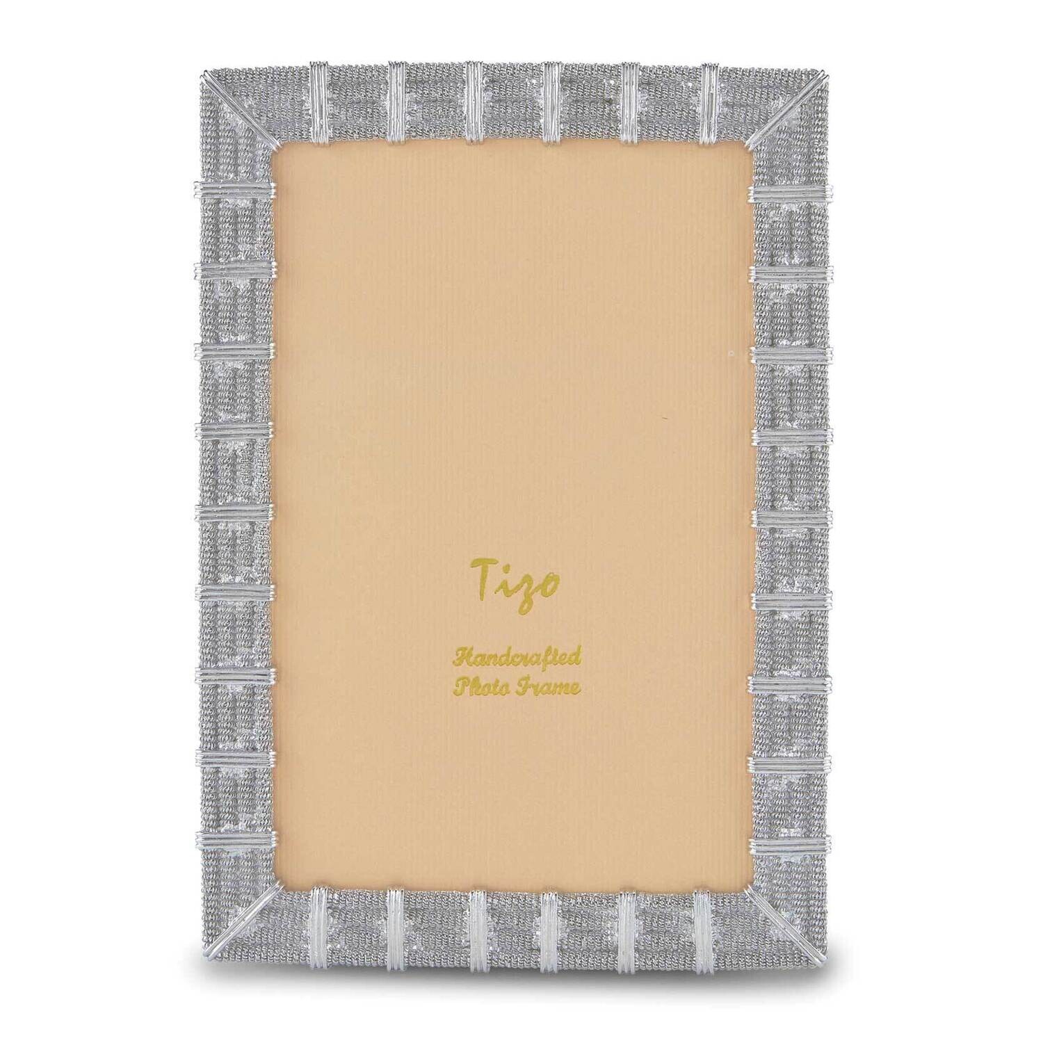 Silver-Tone Mesh 4 x 6 Inch Photo Frame GM20020, MPN: GM20020,