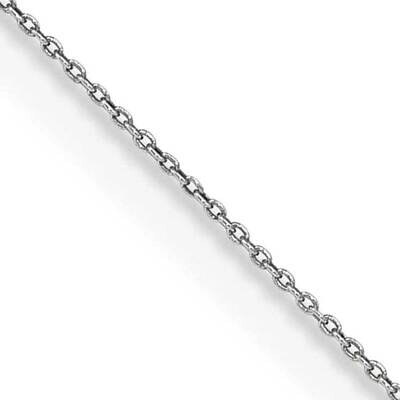 .75mm Cable Pendant Chain 22 Inch 14k White Gold PEN143-22, MPN: PEN143-22,