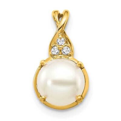 Fwc Pearl Diamond Pendant 10k Gold PM3625-PL-003-1YA, MPN: PM3625-PL-003-1YA,