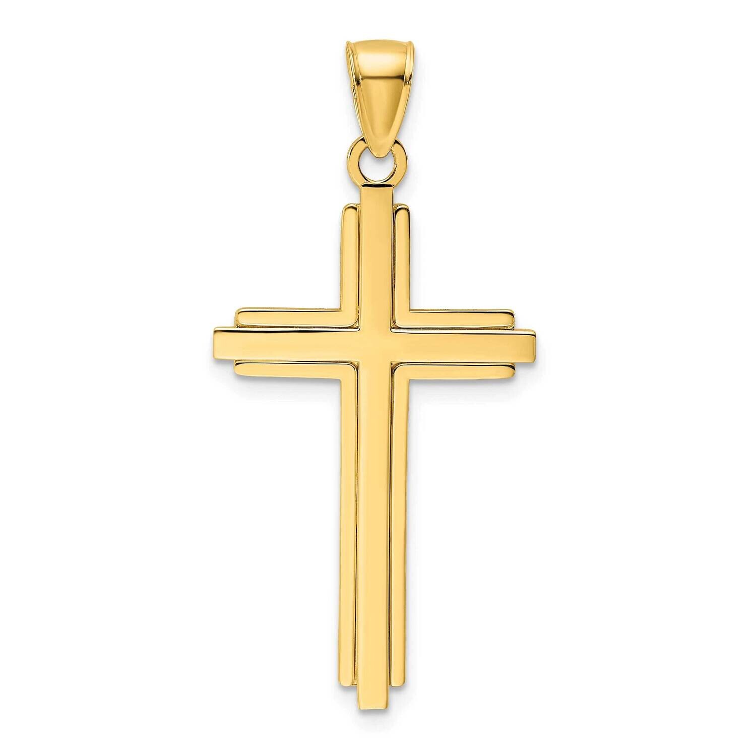 Cross Pendant 14k Polished Gold K9825, MPN: K9825,