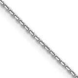 1.2mm Diamond-Cut Cable Chain 16 Inch 14k White Gold PEN332W-16, MPN: PEN332W-16,